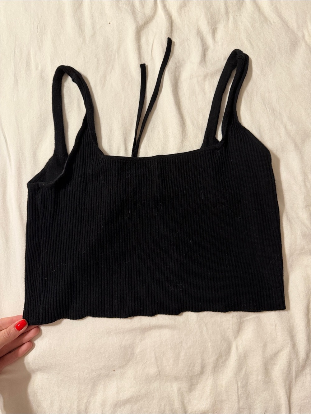 Urban Outfitters Reversable Ribbed Cropped Tank Top